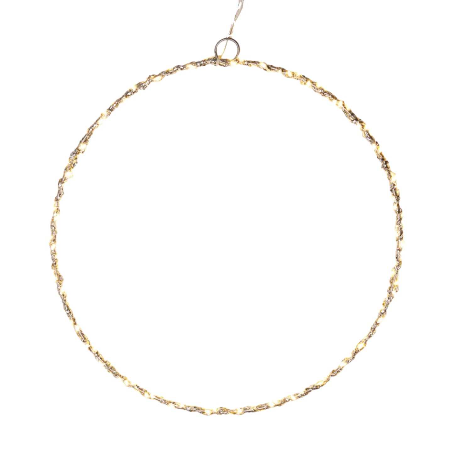 Stilvoller LED Kranz mit 120 warmweißen LEDs und Timerfunktion