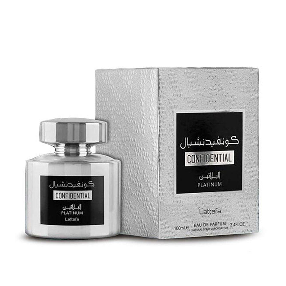 Lattafa Parfum Confidential Platinum Eau de Parfum 100 ml Herren-BEAUTY PLATZ