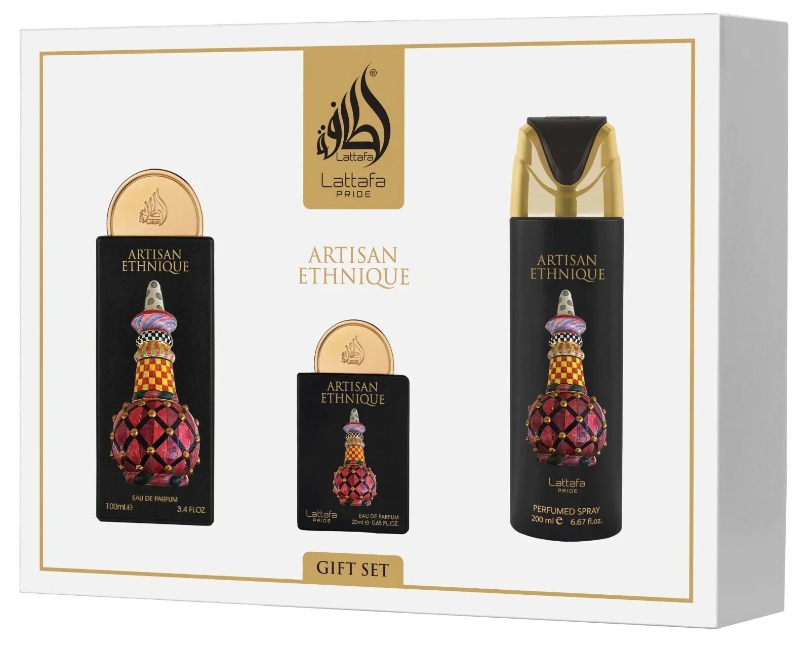 Lattafa Pride/Artisan Ethnique GIFTSET Eau de Parfum-BEAUTY PLATZ