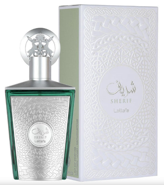 Lattafa Sherif Eau de Parfum 100 ml Herrenduft mit frischer holziger Note-BEAUTY PLATZ