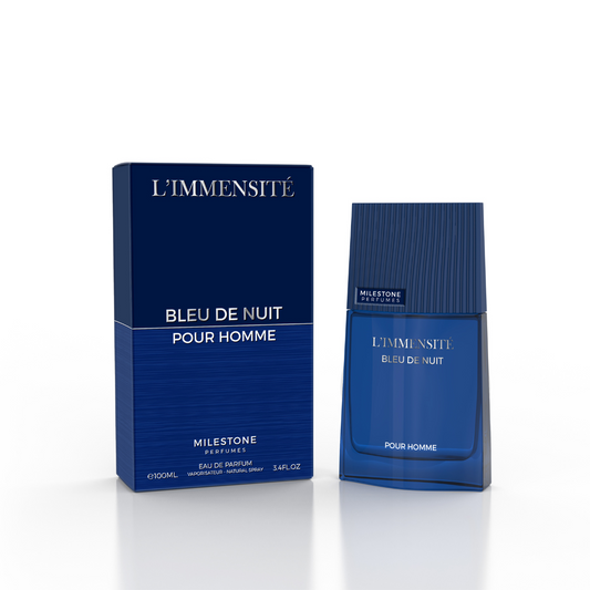 Milestone L'immensite Bleu de Nuit Pour Homme Eau de Parfum 100 ml-BEAUTY PLATZ