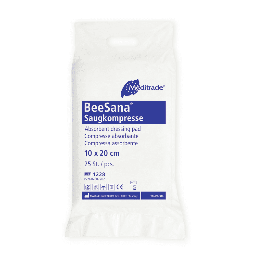 Meditrade BeeSana® Saugkompresse - 25 Stück-Altruan