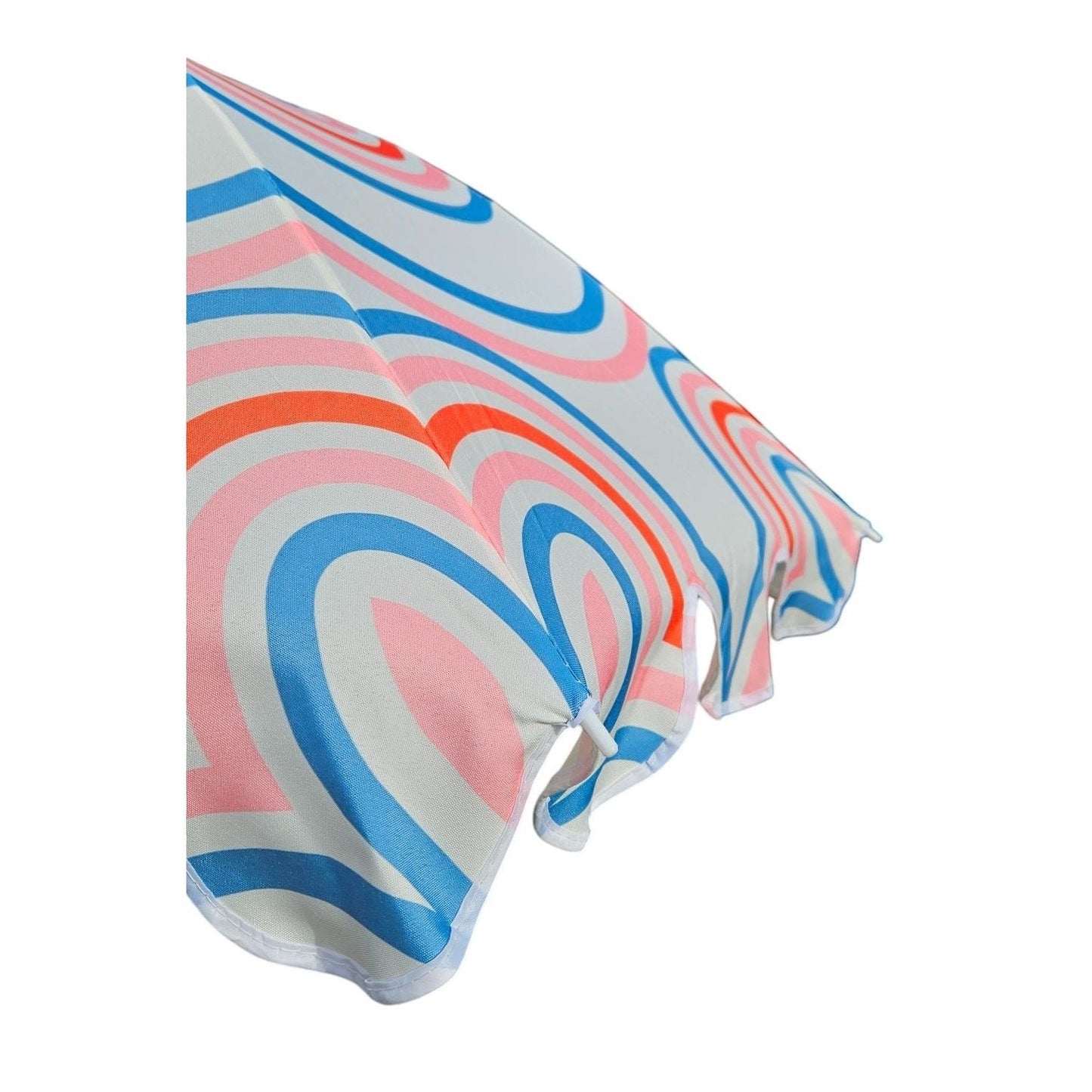 Sonnenschirm Strandschirm UV 30+ Balkonschirm grün blau Kreise Streifen