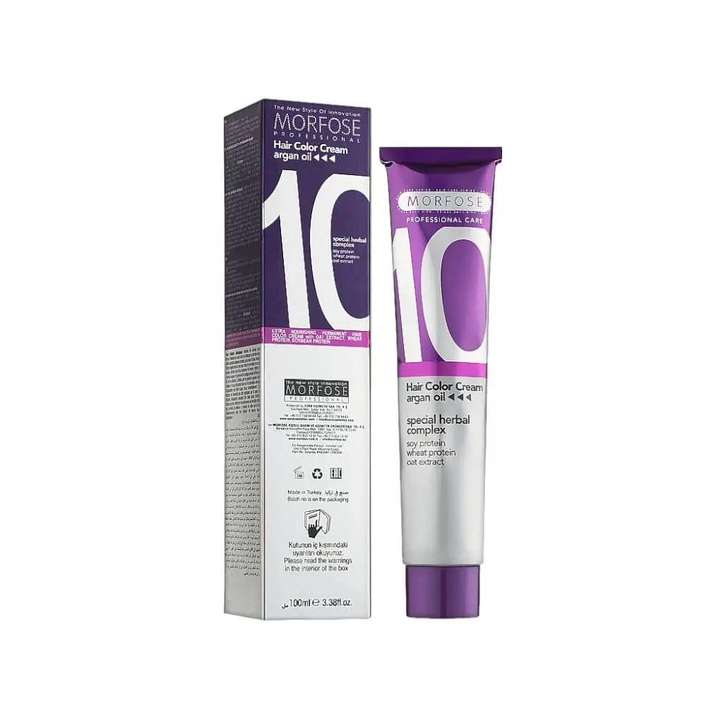 Morfose Hair Color Cream 10 Argan Oil 100 ml zum Mischen und Auffrischen-hairOne