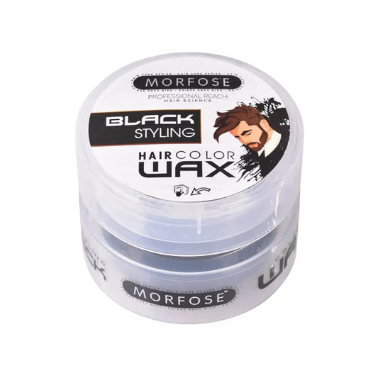 Morfose Color Haar Wax 100 ml Schwarz Dunkelgrau Stylingwachs-hairOne