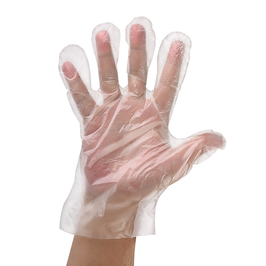PE Einmalhandschuhe Polyethylen Transparent Unsteril Gehmmert 100er