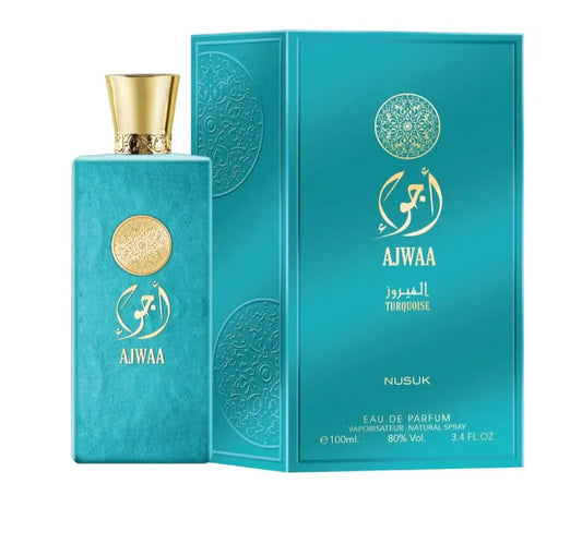 Ajwaa Turquoise Eau de Parfum 100ml Unisex Duftkomposition-Luxus Aroma