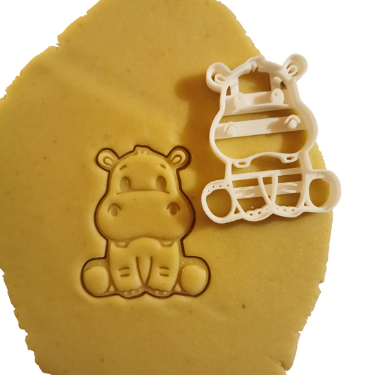 Nilpferd Keksausstecher Ausstechform für kreative Keks Designs