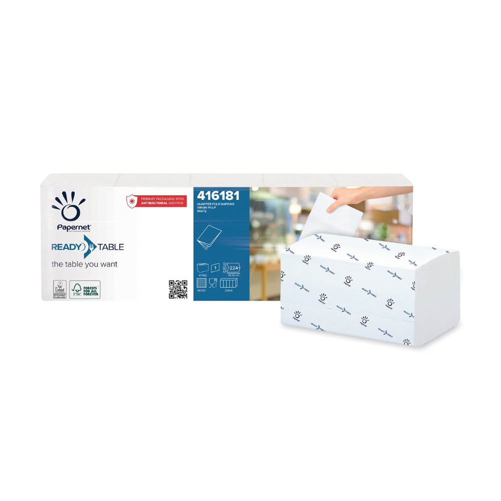 Vielseitige 1 lagige Viertelfalz Servietten Ready Table Technologie