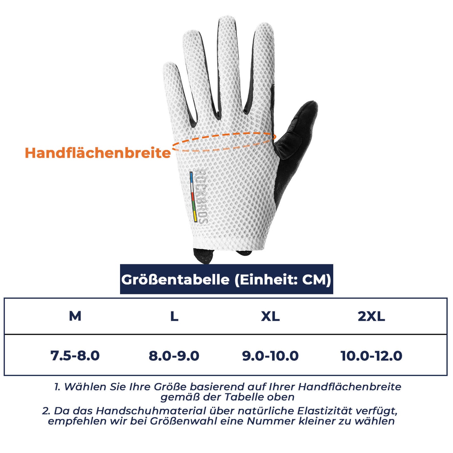 ROAD TO SKY Touchscreen Fahrradhandschuhe SBR Polsterung atmungsaktiv