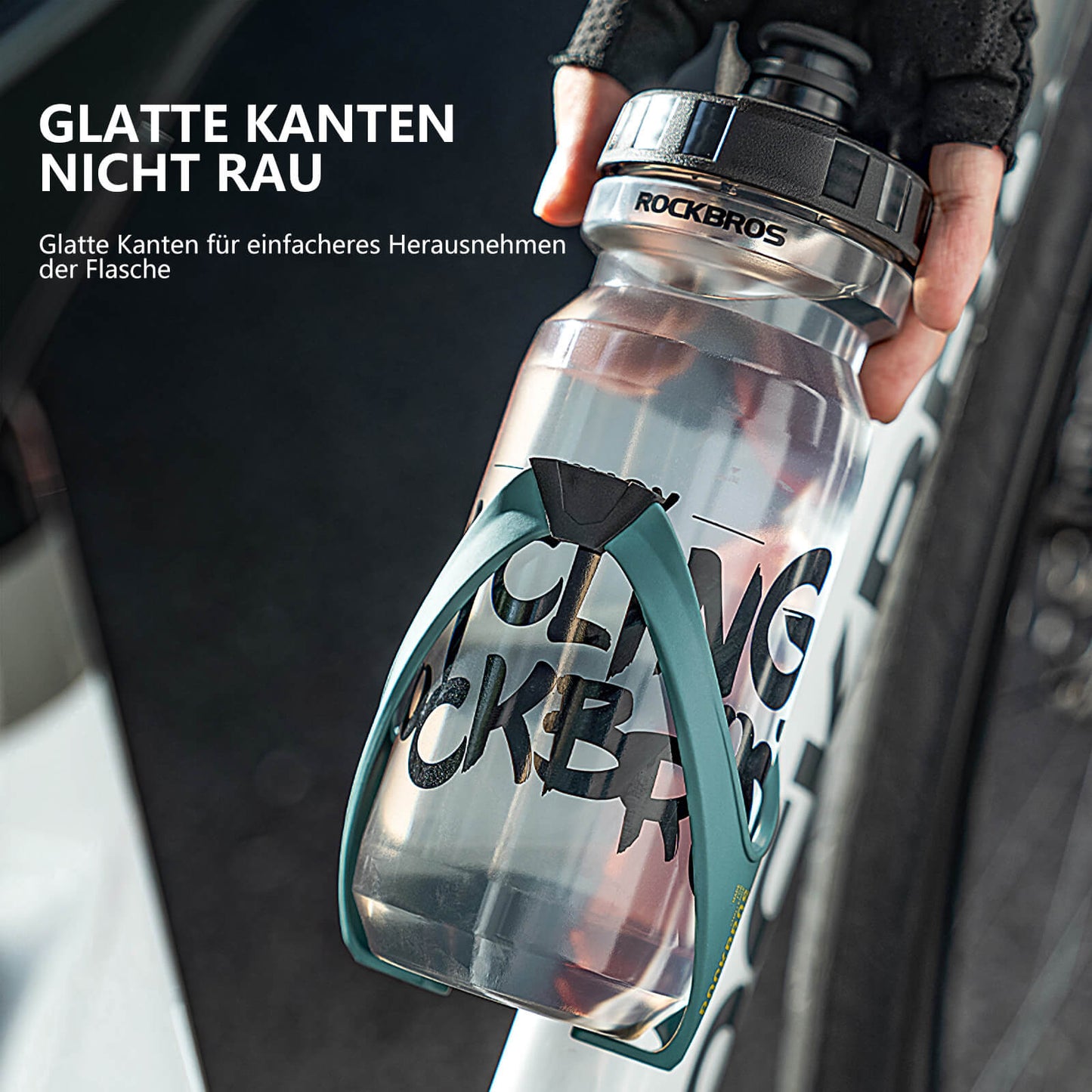 ROAD TO SKY 2-in-1 Fahrrad Flaschenhalter mit Reifenheber Leicht