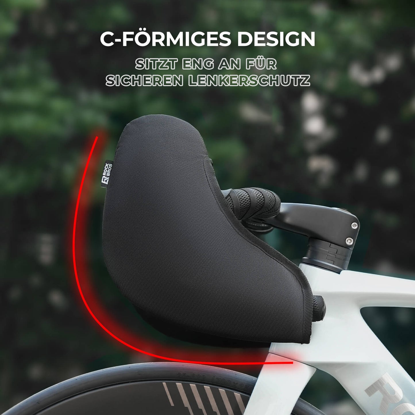 ROCKBROS Lenkerschutz Universell & Stoßdämpfend