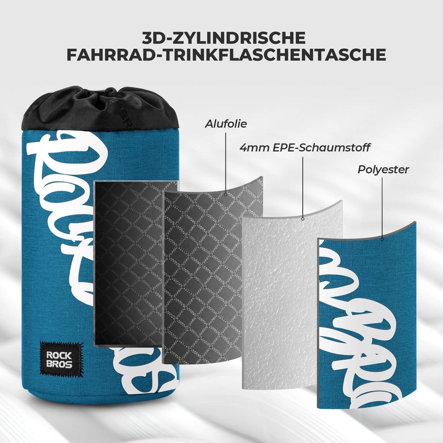 Fahrrad Lenkertasche Mini 1L für Trinkflaschen Ø9 cm