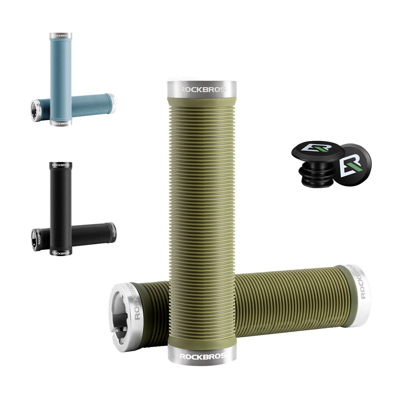 ROCKBROS Fahrradgriffe rutschfest Doppelverschluss 22,2mm