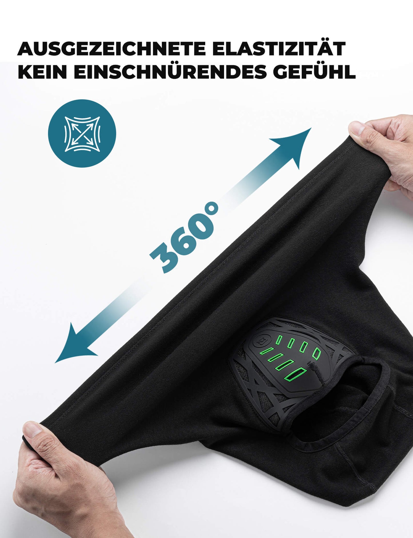 ROCKBROS Multifunktions Balasthaube Winddicht & Staubsicher Atmungsaktiv mit Nackenschutz