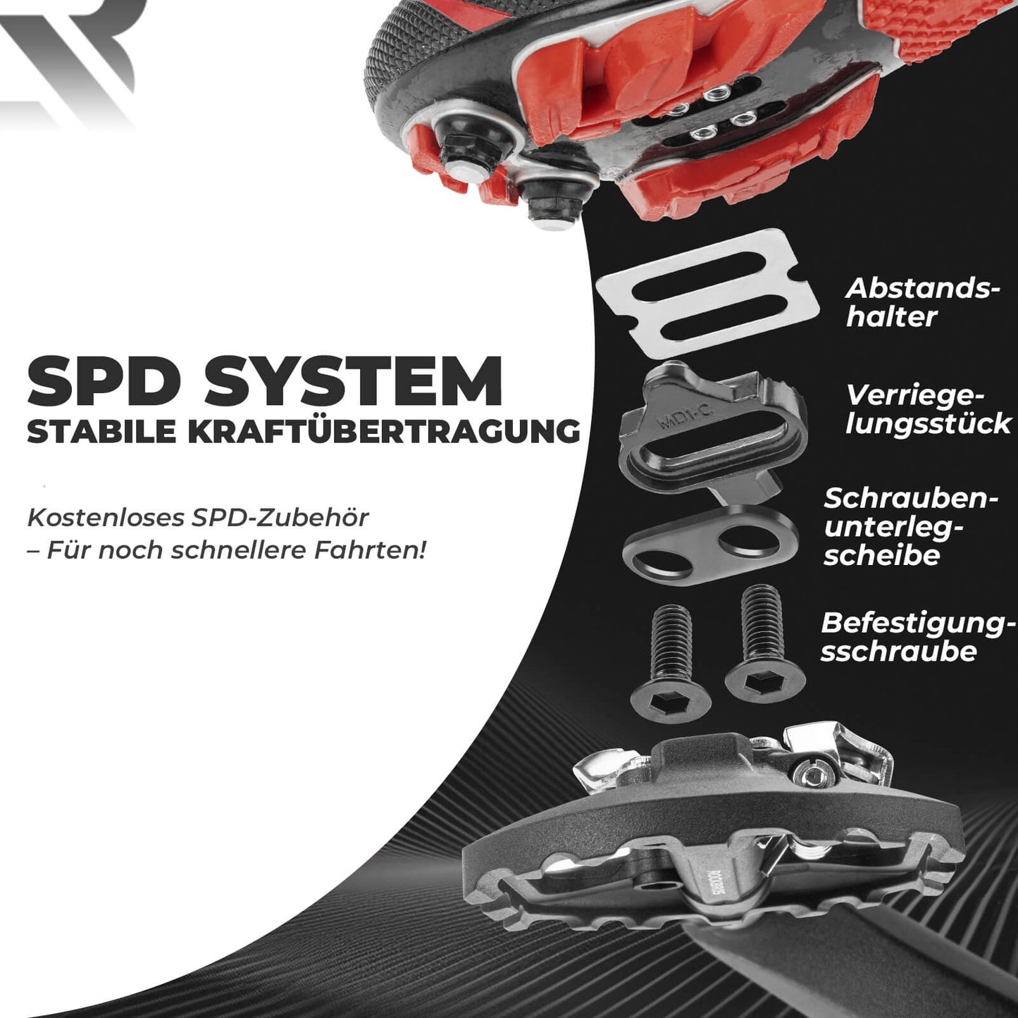 2-in-1 SPD-Klickpedale & Plattformpedale 9/16"