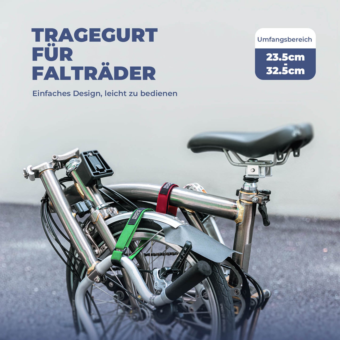 Fahrrad-Stabilisator-Gurte Hosenband für Brompton Fahrrad