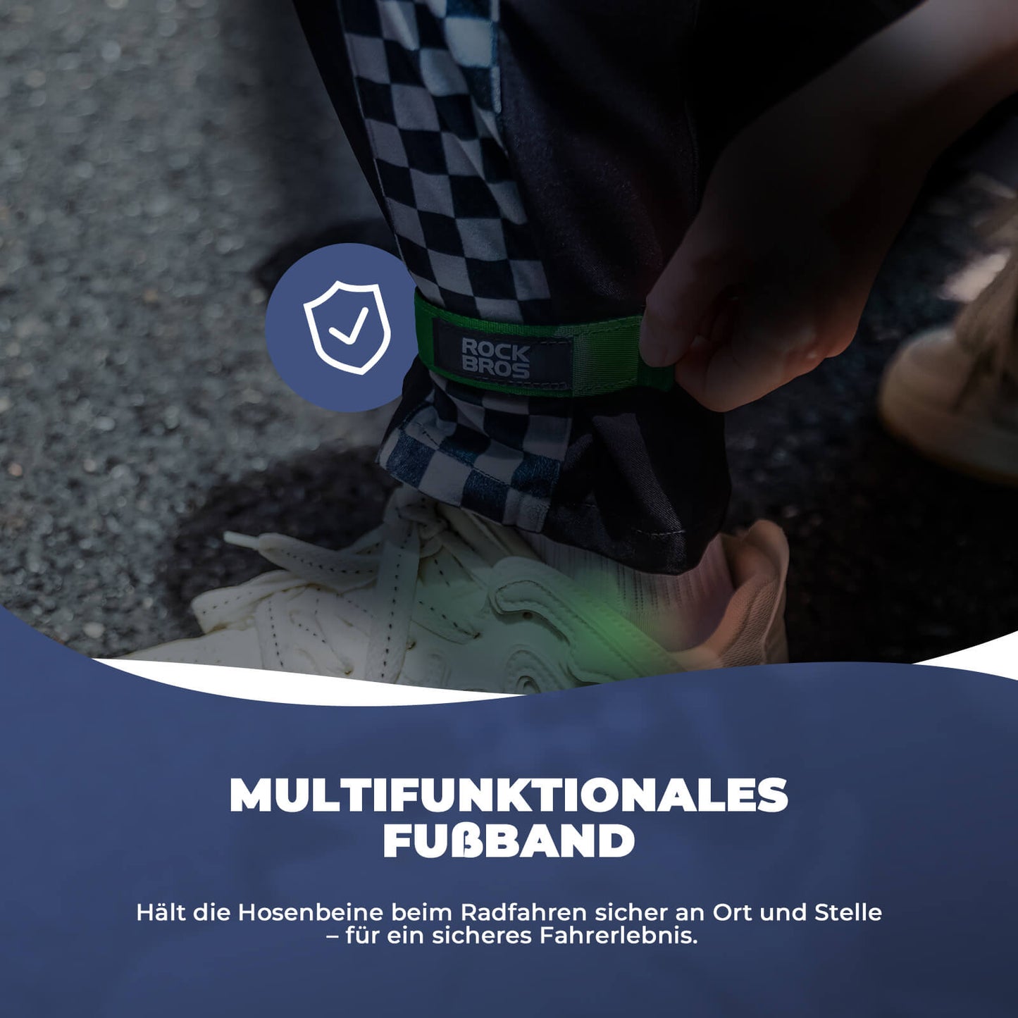 Fahrrad-Stabilisator-Gurte Hosenband für Brompton Fahrrad