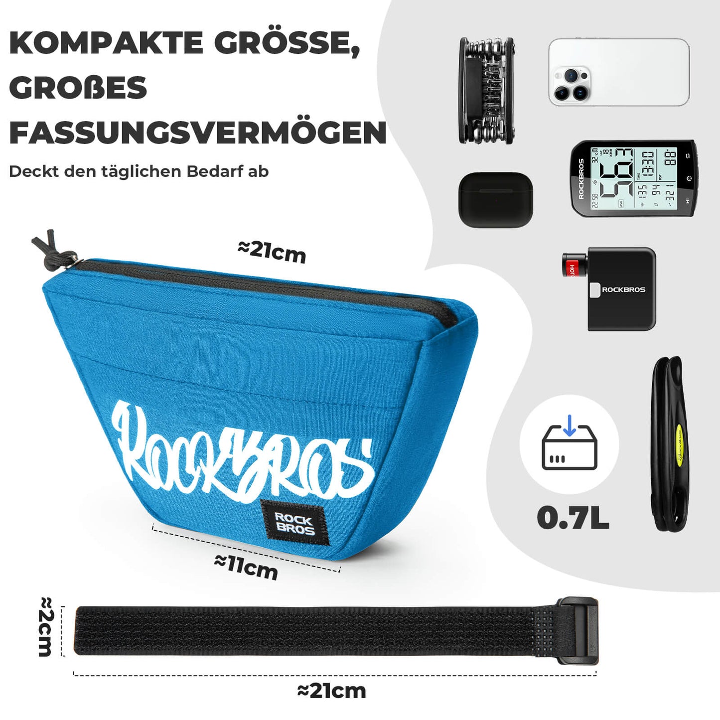 Lenkertasche Leicht Kompakt 0,7L - SketchRide Series
