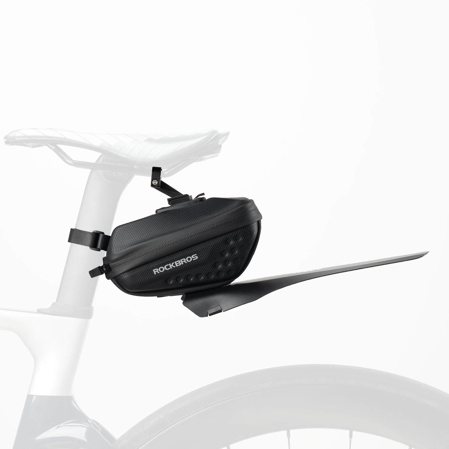 ROCKBROS Fahrrad Satteltasche mit Schutzblech Wasserabweisend 1,3L/0.8L