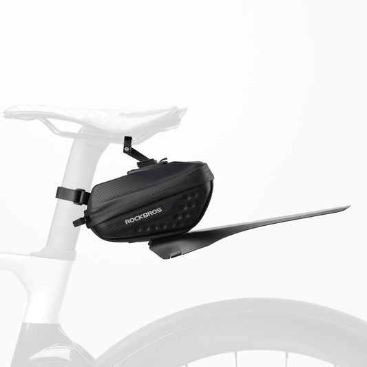 ROCKBROS Fahrrad Satteltasche mit Schutzblech Wasserabweisend 1,3L/0.8L