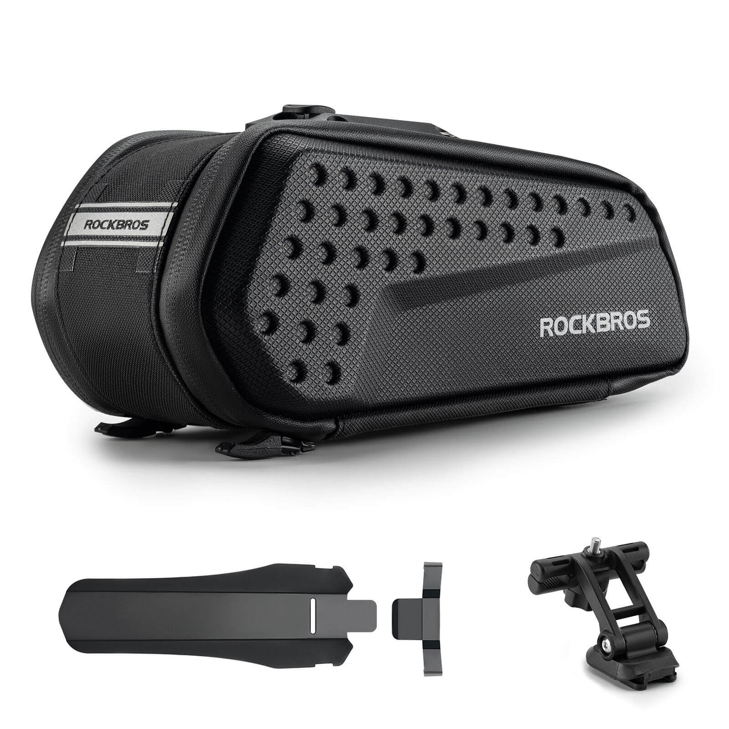 ROCKBROS Fahrrad Satteltasche mit Schutzblech Wasserabweisend 1,3L/0.8L