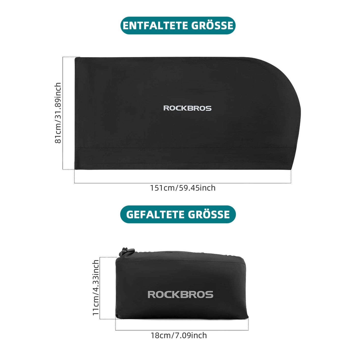 ROCKBROS Fahrradgarage Wasserdichte Transporttasche Reiselagerung für Fahrräder