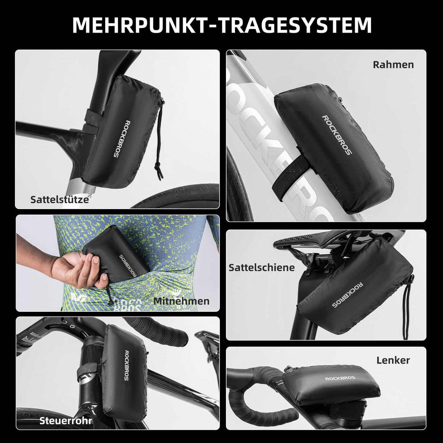 ROCKBROS Fahrradgarage Wasserdichte Transporttasche Reiselagerung für Fahrräder