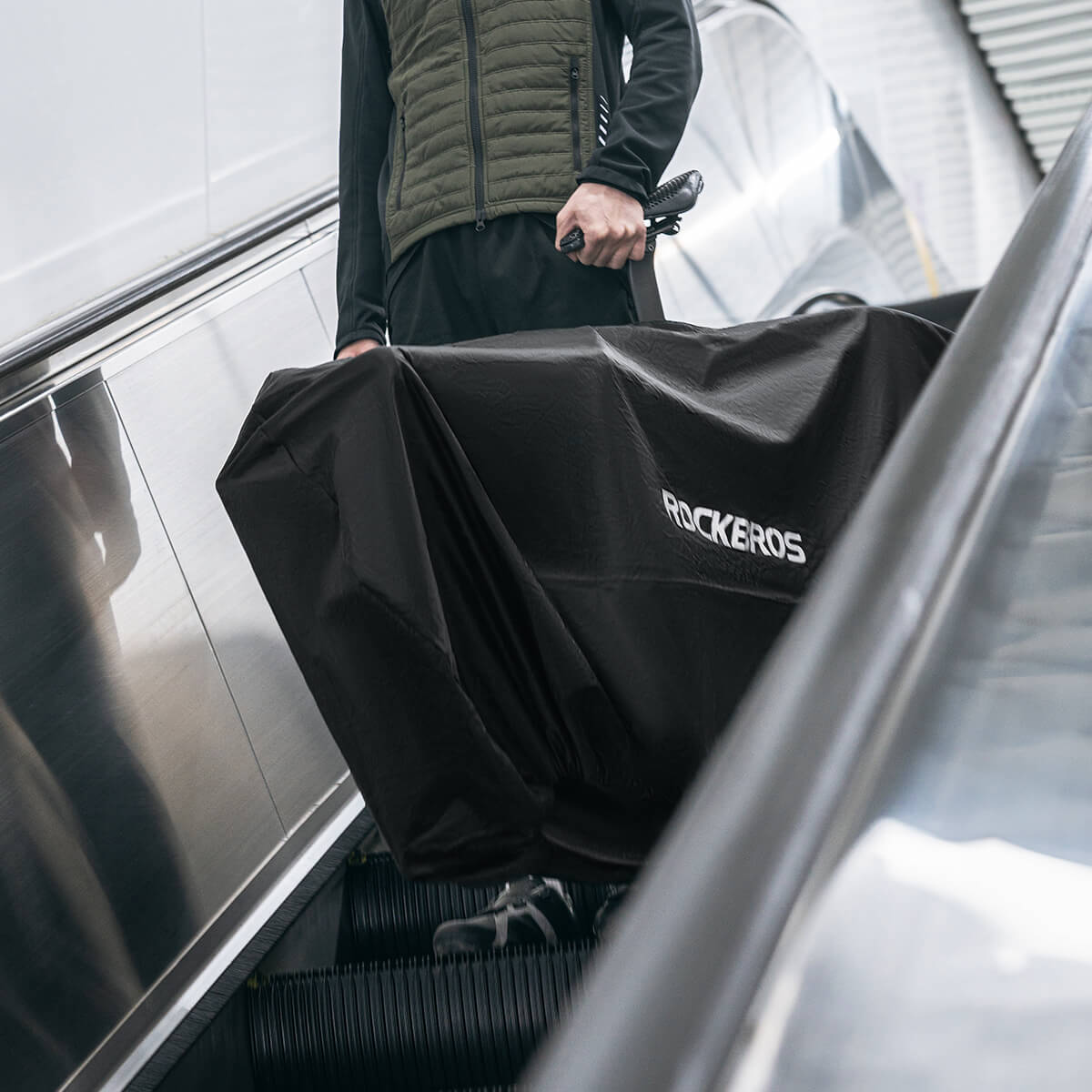 ROCKBROS Fahrradgarage Wasserdichte Transporttasche Reiselagerung für Fahrräder