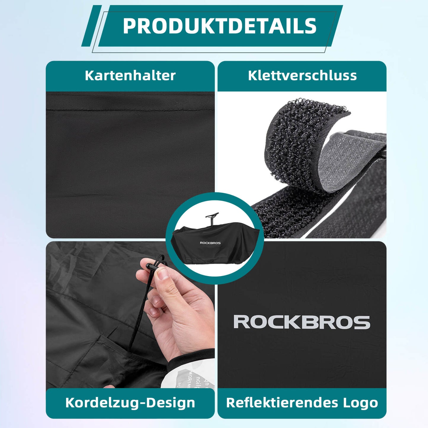 ROCKBROS Fahrradgarage Wasserdichte Transporttasche Reiselagerung für Fahrräder