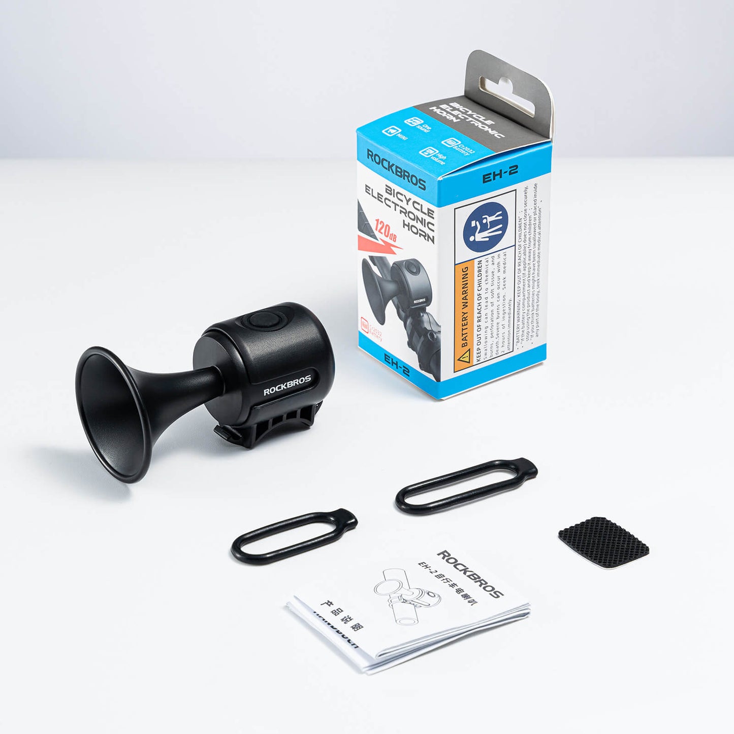 Fahrradklingel Elektrisch 120dB Ton IPX4 Wasserschutz Kinder/Erwachsene