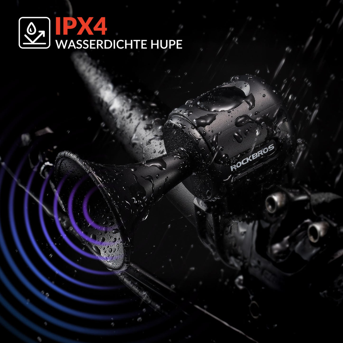 Fahrradklingel Elektrisch 120dB Ton IPX4 Wasserschutz Kinder/Erwachsene