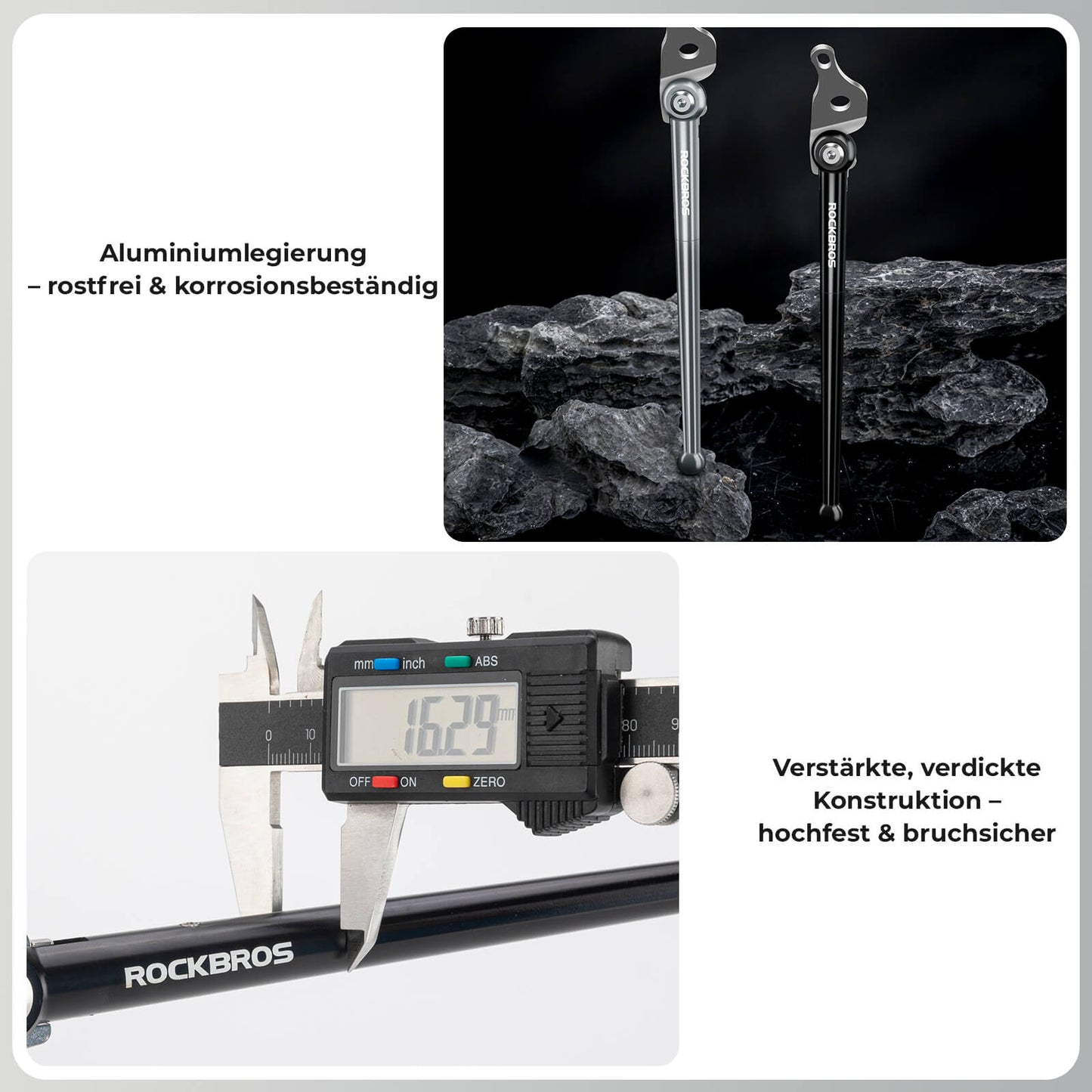 Fahrradständer für Falträder Seitenständer für Brompton 16 Zoll