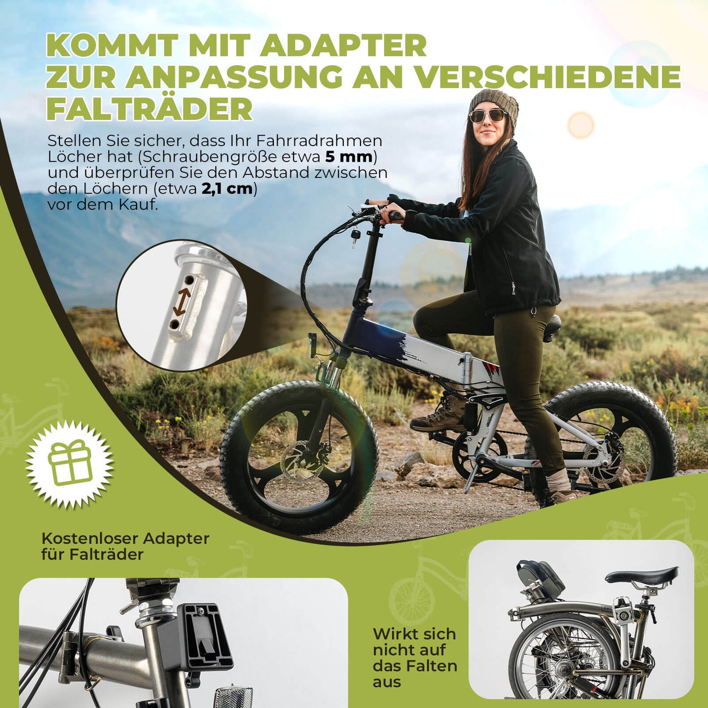 Lenkertasche für Klapprad/Brompton 1,8L