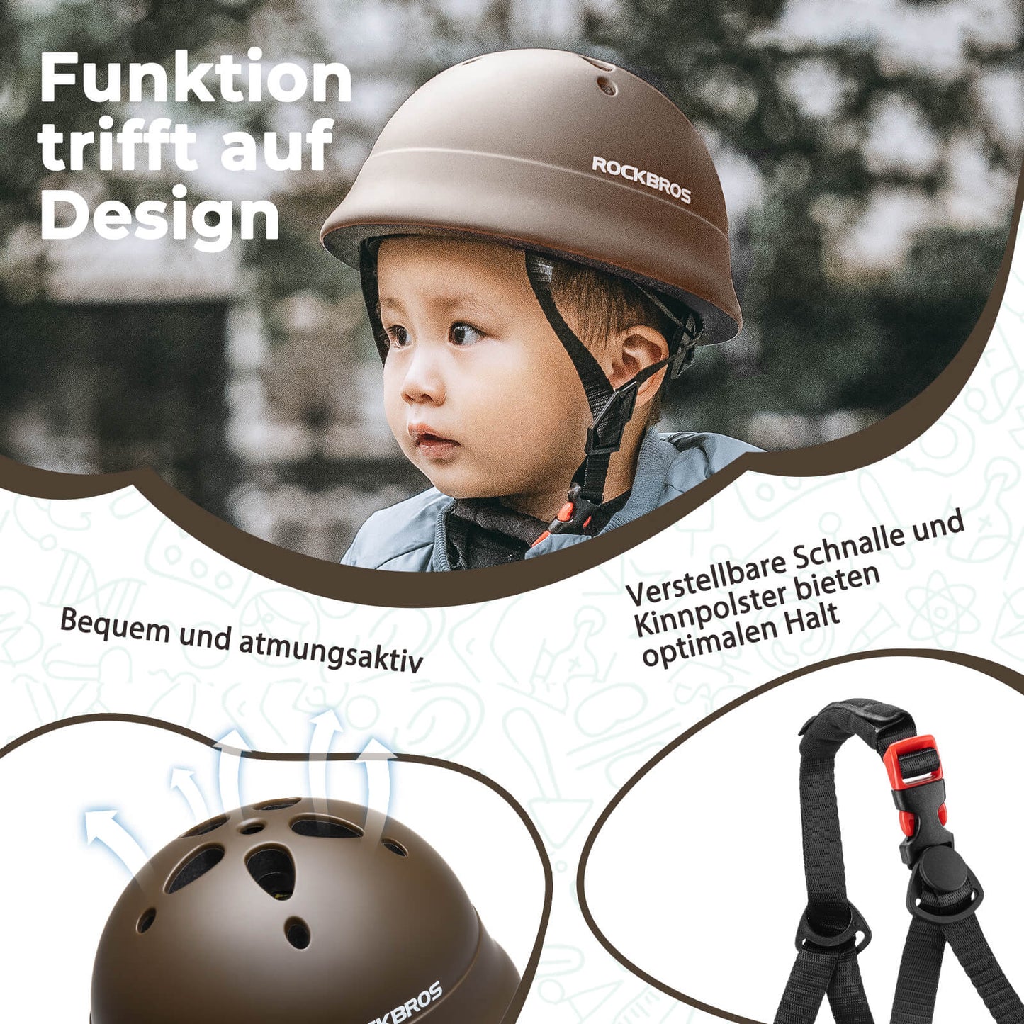 Kinderhelm Fahrradhelm 48-52cm 2-5 Jahre
