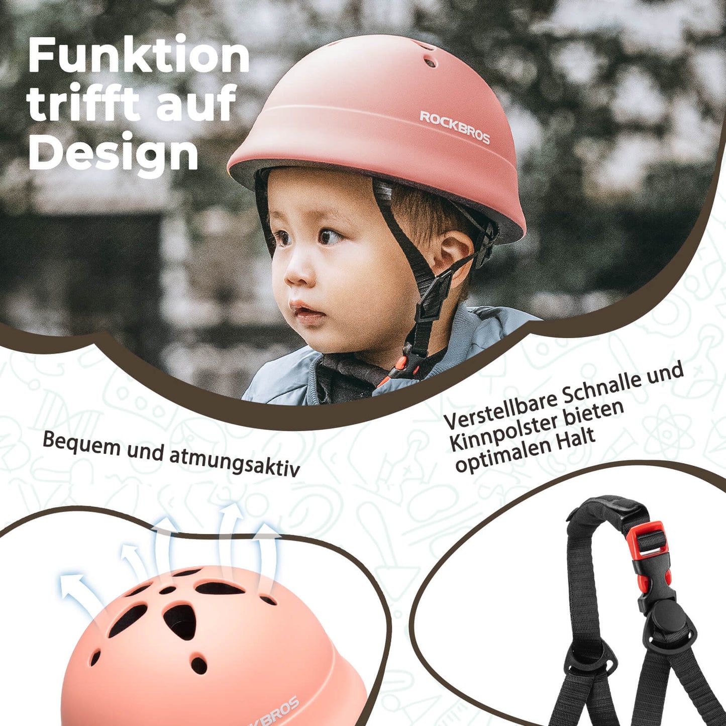 Kinderhelm Fahrradhelm 48-52cm 2-5 Jahre