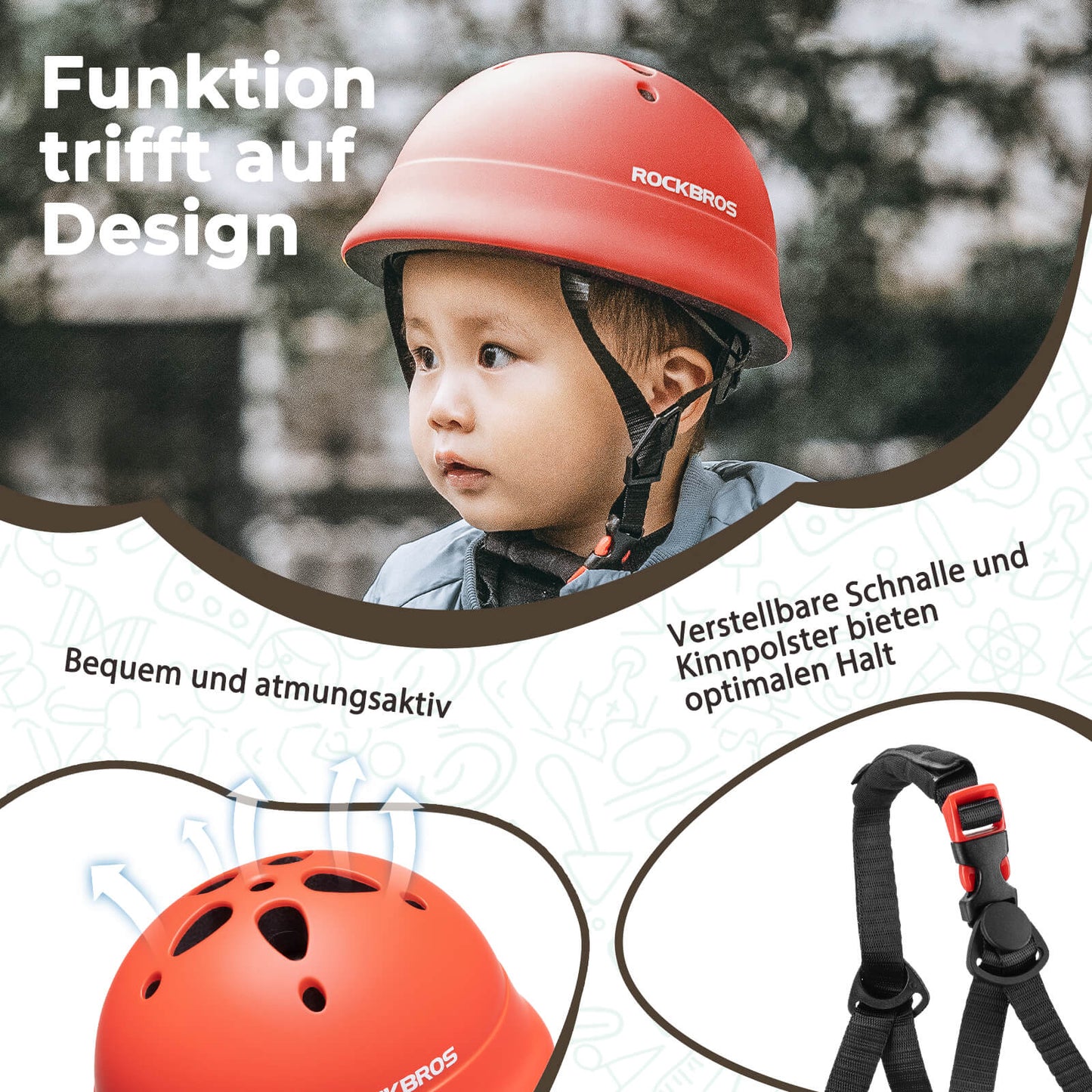 Kinderhelm Fahrradhelm 48-52cm 2-5 Jahre