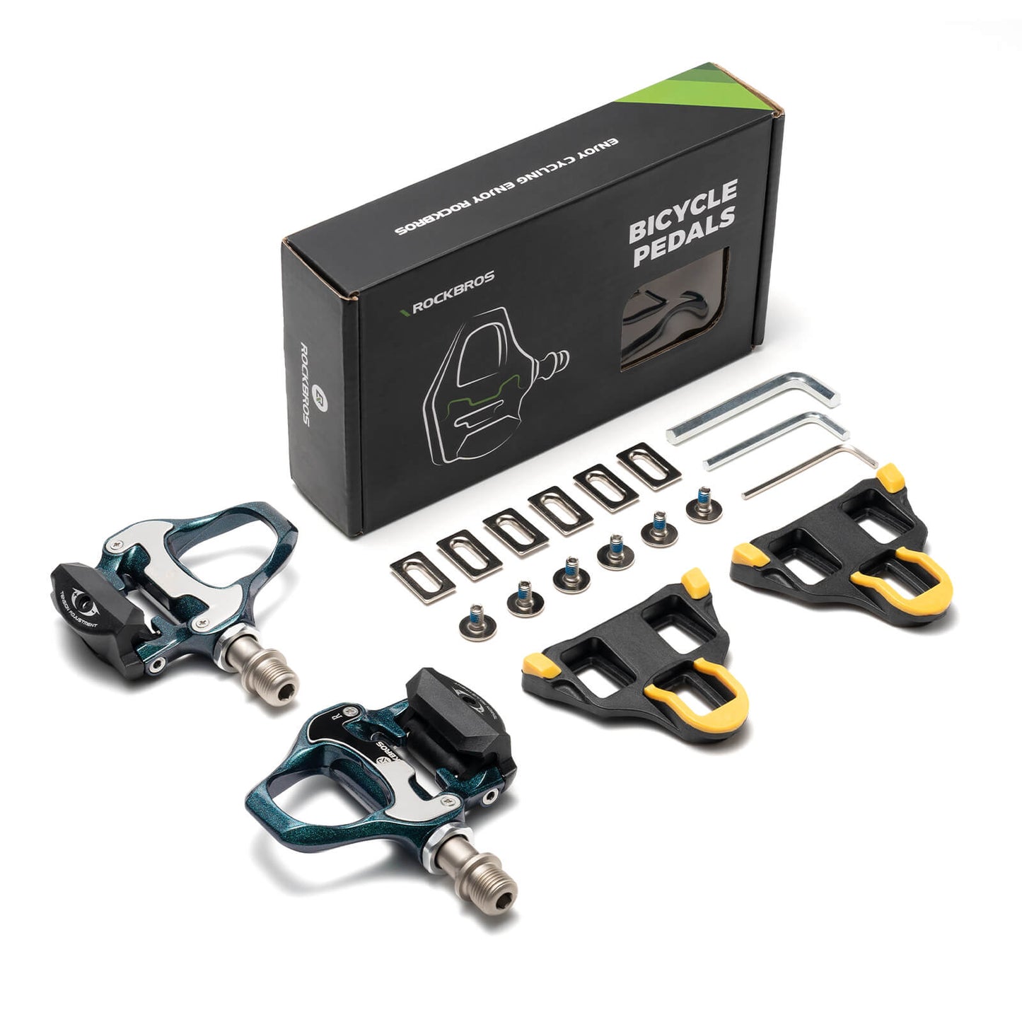 Klickpedale SPD Rennrad Pedale mit Einstellbarer Spannung