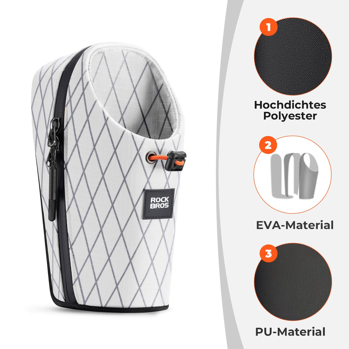 Lenkertasche Wasserflaschentasche 1.5L für Trinkflaschen Ø7 cm