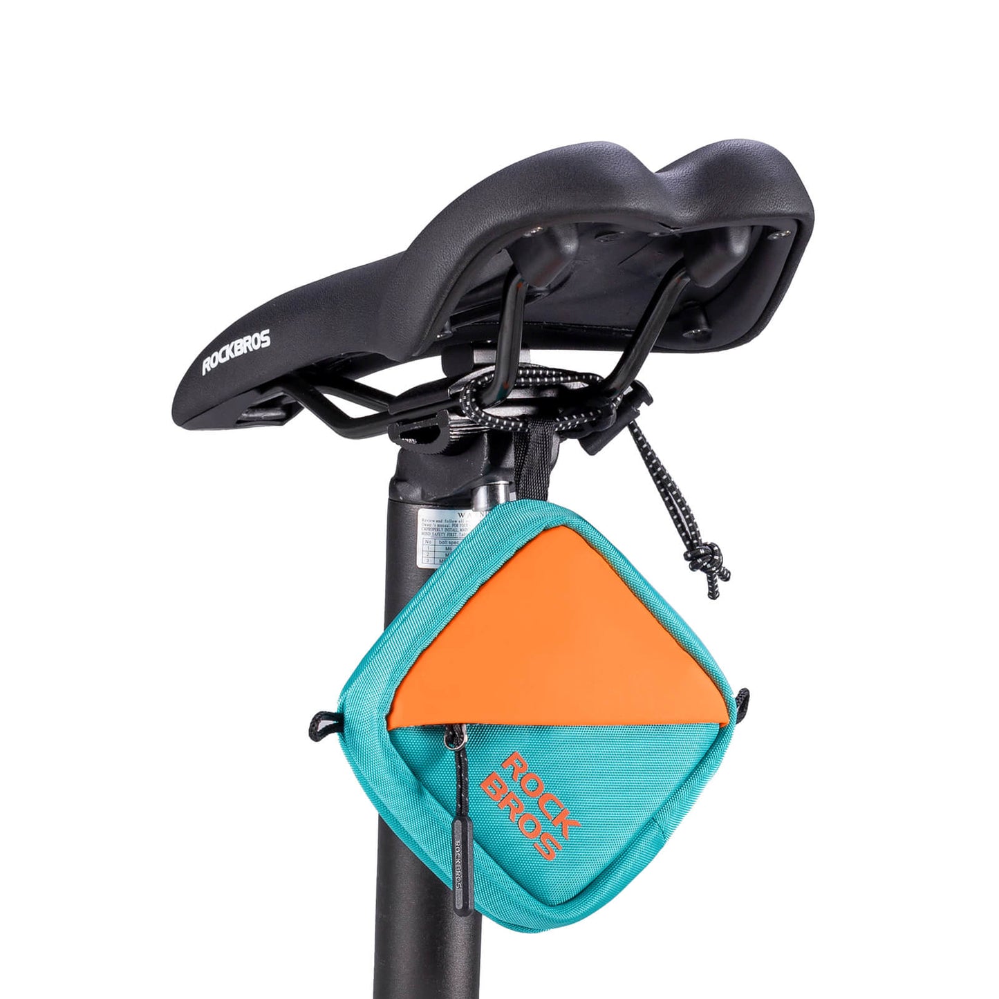 ROCKBROS Mini Fahrrad Satteltasche Fahrradtasche Geldbörse mit Gurt 0,25L