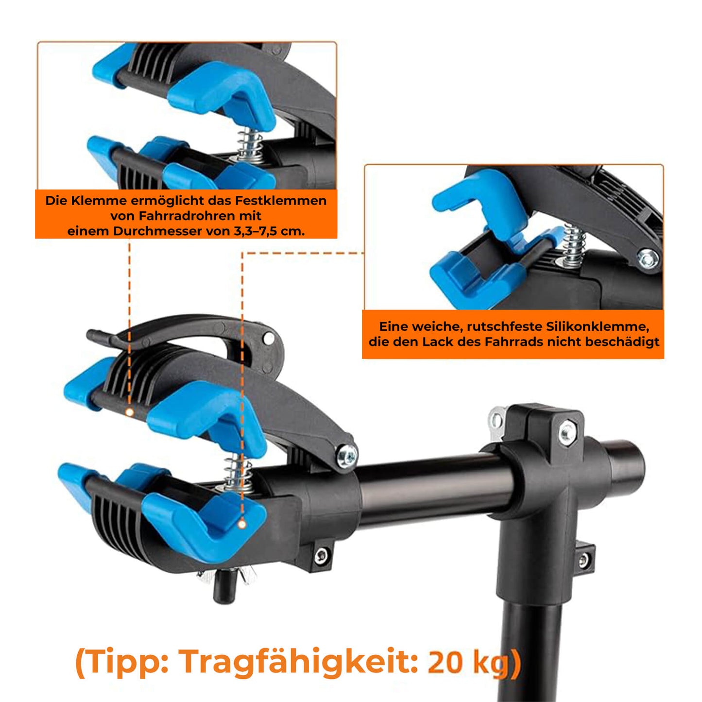 Fahrrad Montageständer Fahrradhalter für 24–29 Zoll