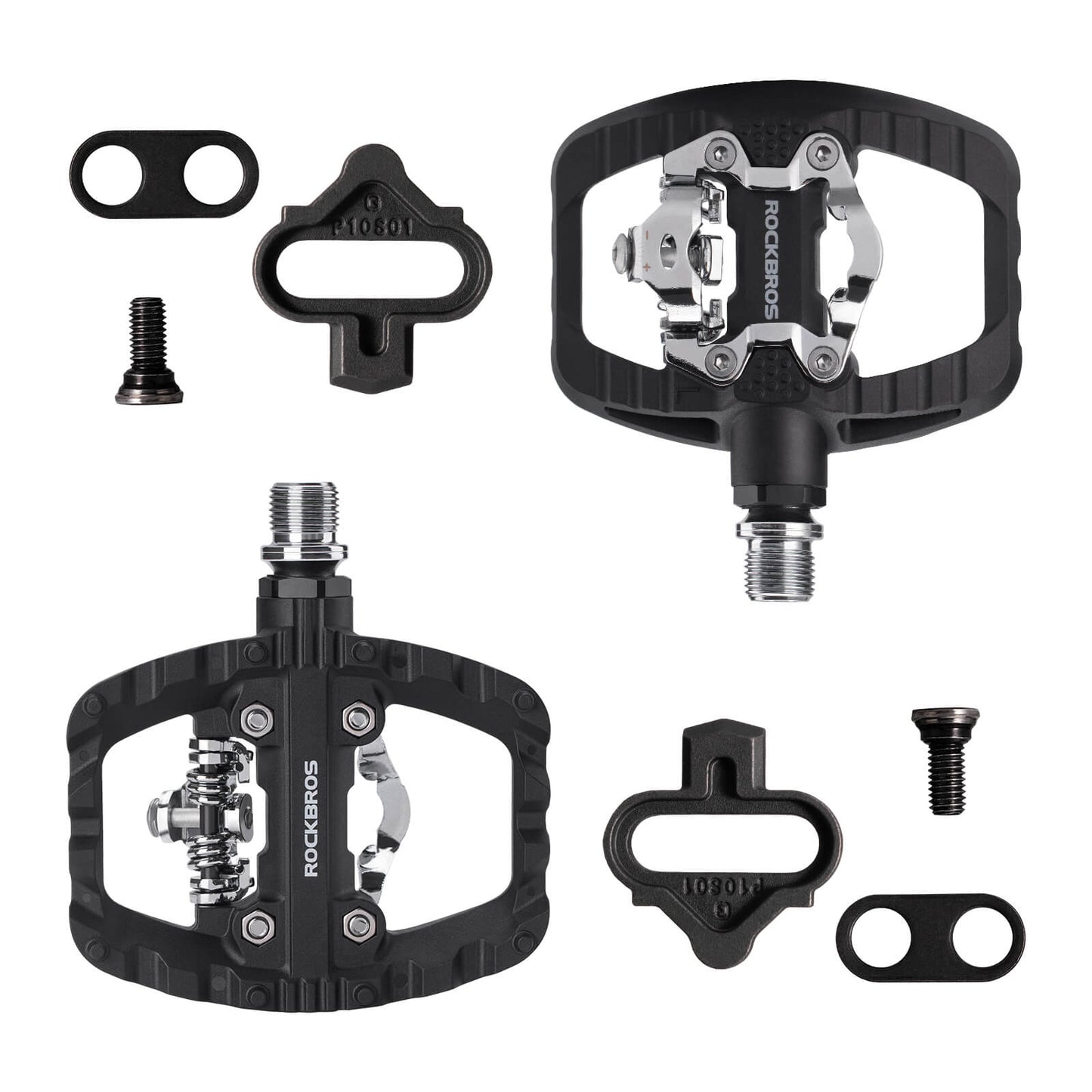 SPD-Klickpedale & Plattformpedale 2-in-1 inkl. Cleats 9/16"