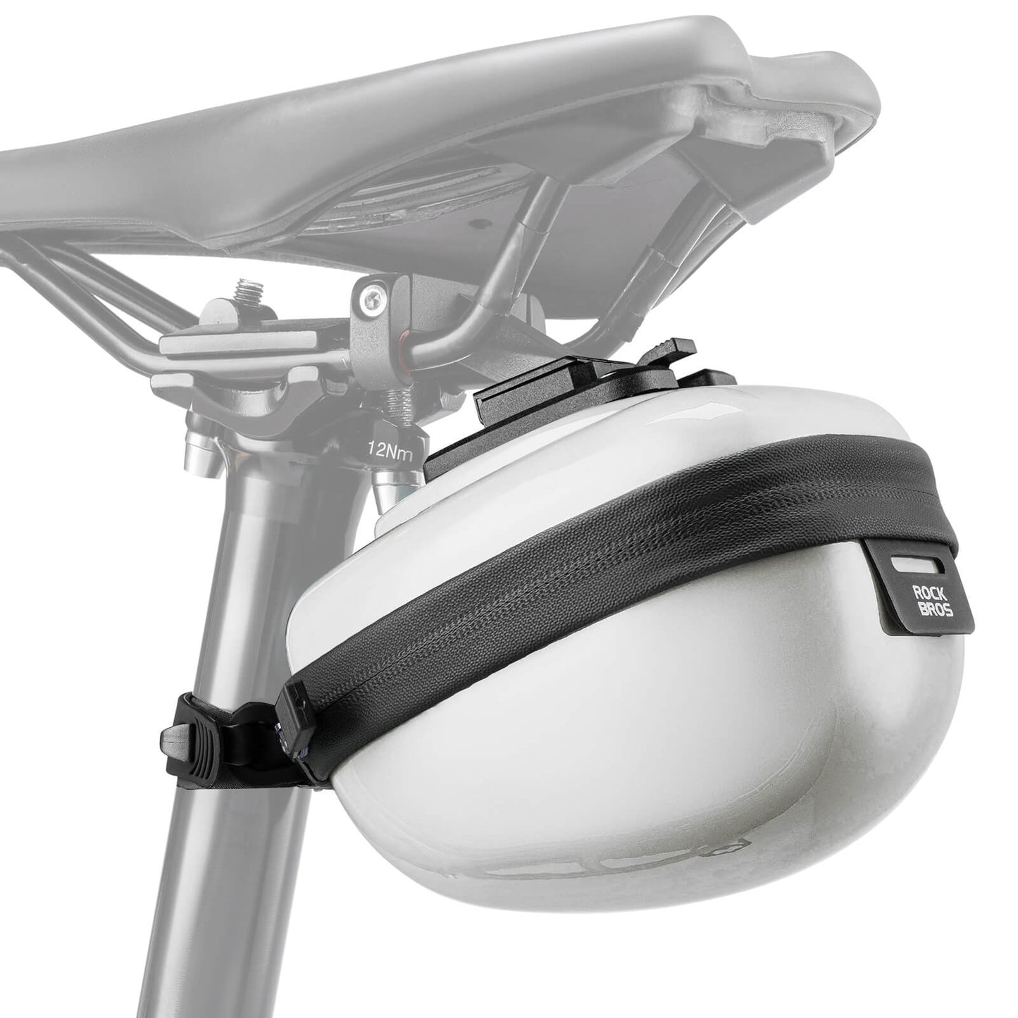 Fahrrad Satteltaschen Hard Shell Reflektierend 0,4 L mit Halterung