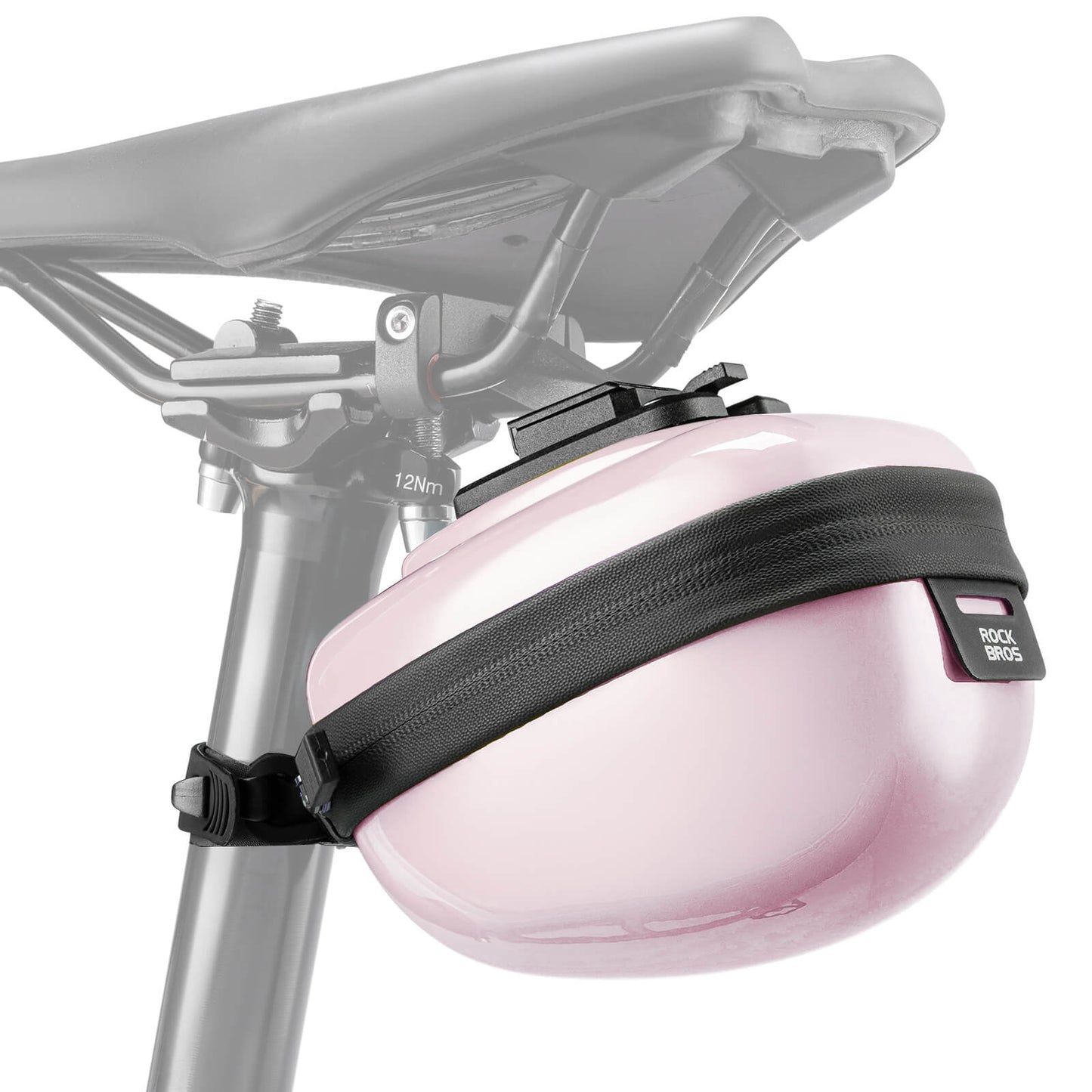 Fahrrad Satteltaschen Hard Shell Reflektierend 0,4 L mit Halterung