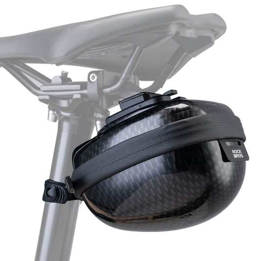 Fahrrad Satteltaschen Hard Shell Reflektierend 0,4 L mit Halterung