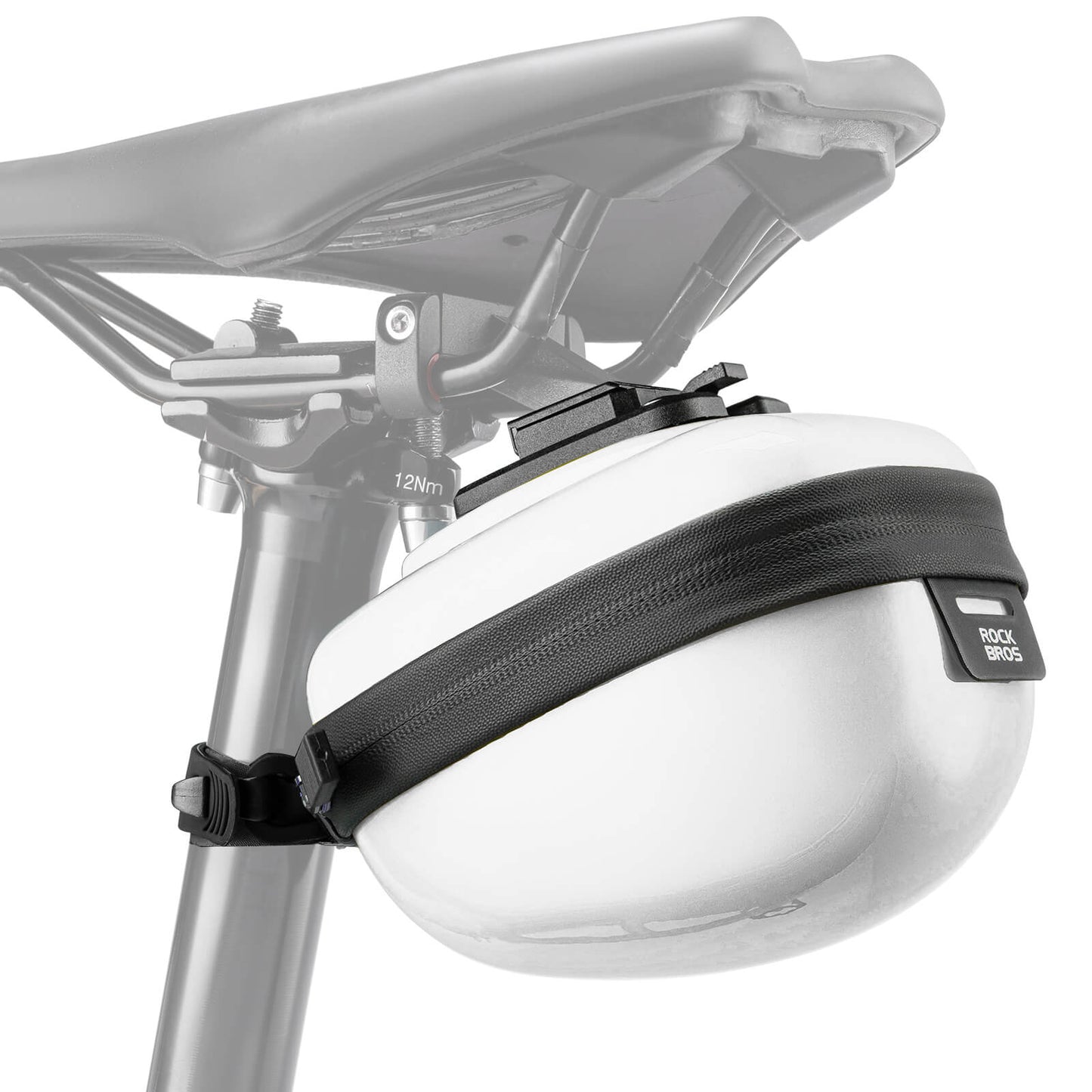 Fahrrad Satteltaschen Hard Shell Reflektierend 0,4 L mit Halterung