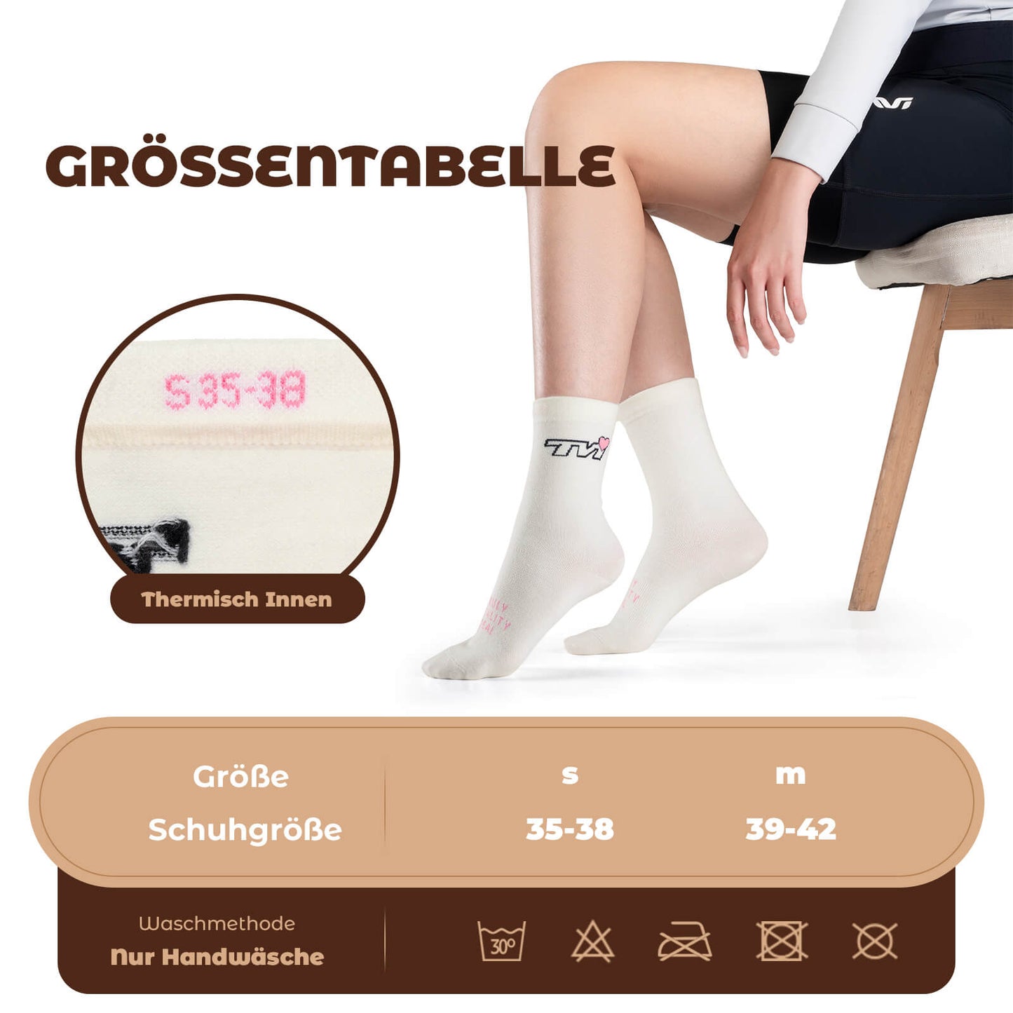 Wärmende Damen Sportsocken für Komfort im Winter