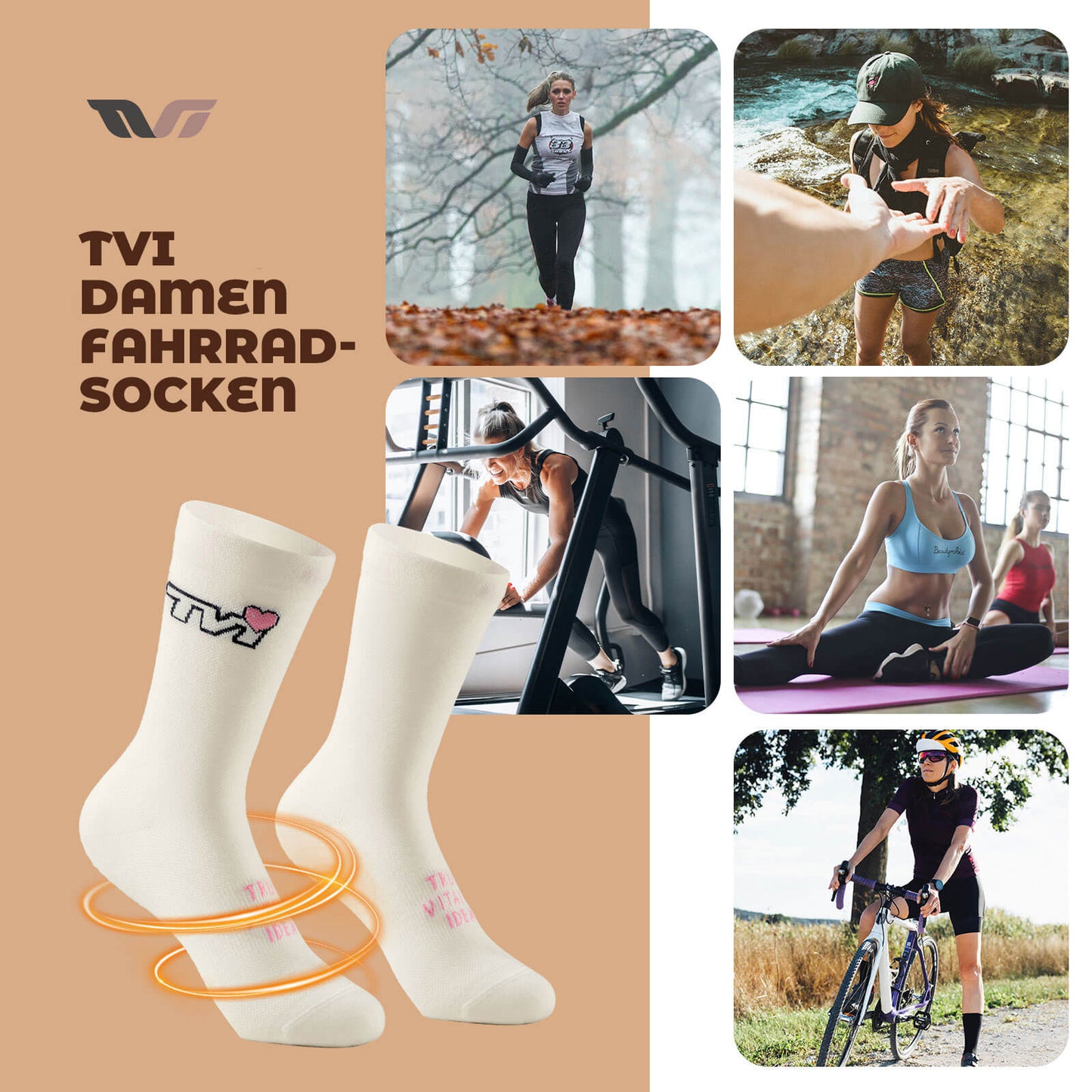 Wärmende Damen Sportsocken für Komfort im Winter