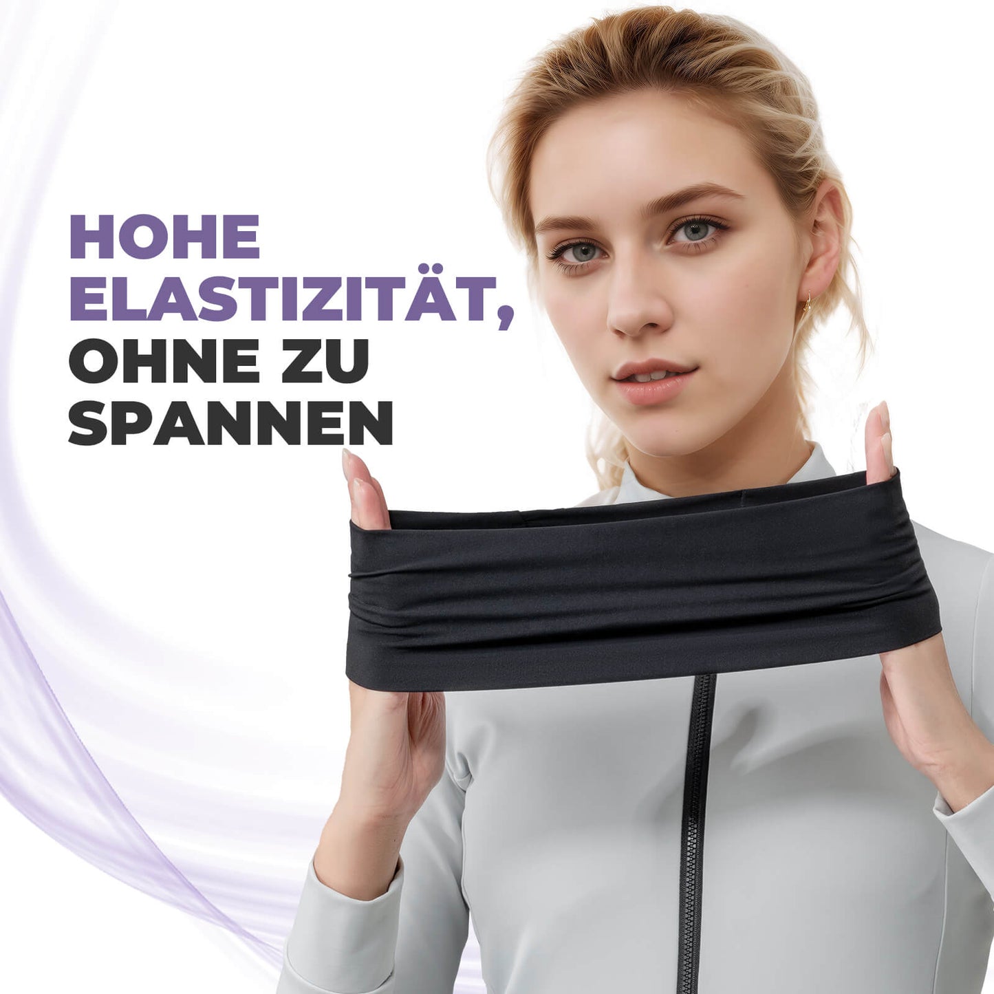 TVI Stirnbänder Sport Headband für Damen Elastisch