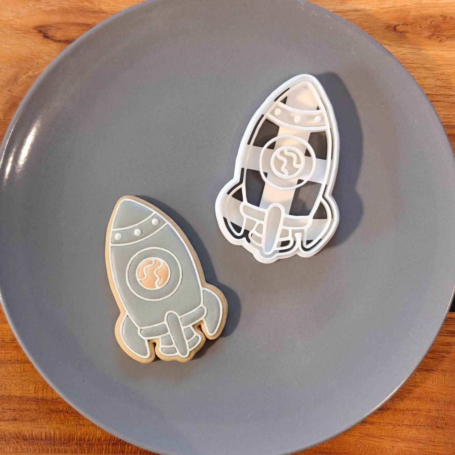 Rakete Ausstechform Keksausstecher Kreatives Backzubehör